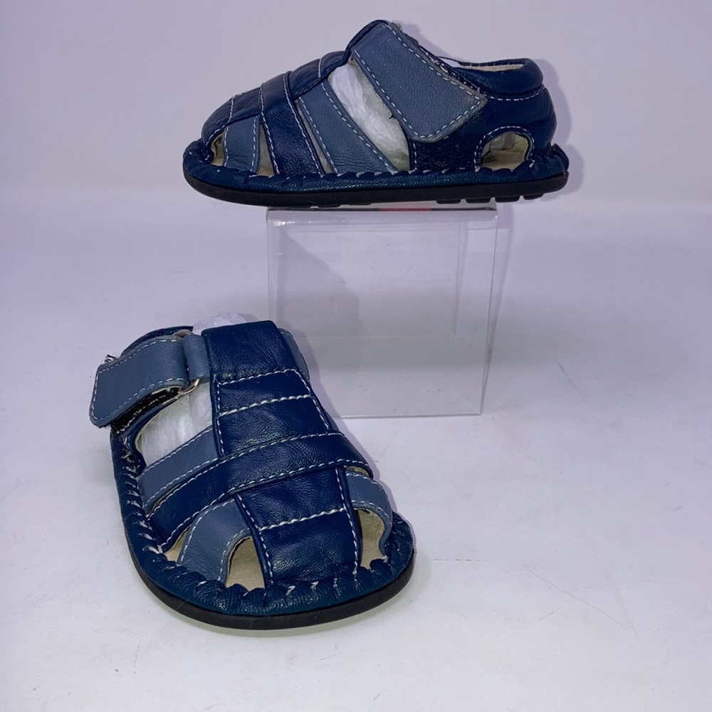 See Kai Run Navy Jude Fisherman Sandal, Sz 3